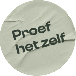 Sticker - Proef het zelf - Licht