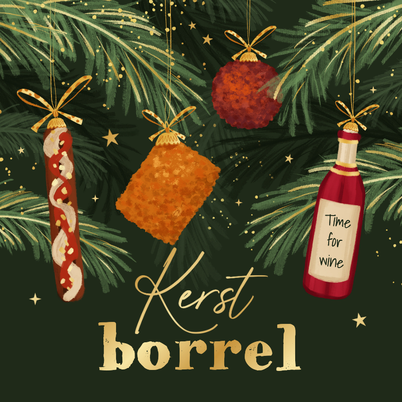 uitnodiging-kerstborrel-zakelijk-snacks-kerstballen-grappig